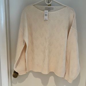 Light Cream sweater. Brand new with tags on.